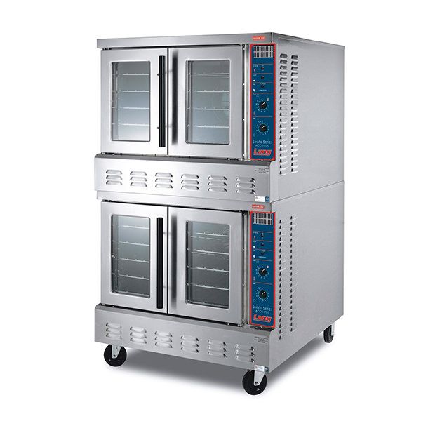full size double stacked gas oven
