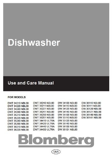 Blomberg DWT 35120 NBL00 Dishwasher